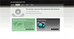 Desktop Screenshot of ne-amenagement.com