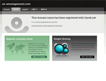 Tablet Screenshot of ne-amenagement.com